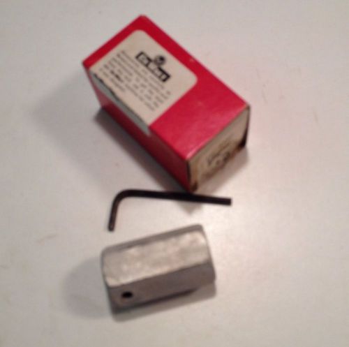 Vintage AMF Dewalt Adapter 5/8&#034; Left Hand Thread To 1/2&#034; Hole # 2107 w/Box Nice