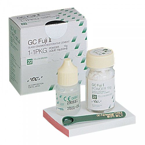 GC Fuji II Standard Pack 15g powder, 10g liquid