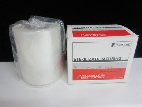 Dental Medical Sterilization Tubing 3&#034; x 100&#034; Continous Roll Clear