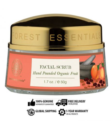 Forest Essential Hand Pounded Organic Fruit Scrub 50 Gm