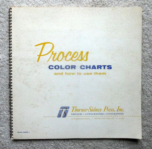 Process Color Chart Book - Excellent Condition