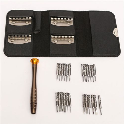 25 in 1 multi repair screwdrivers tools kit wallet for iphone pc laptop for sale