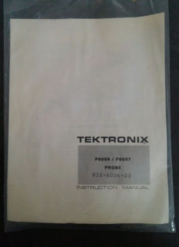 Tektronix P6056 Osciloscope Probe 10x 500Ohm with manual, NEW 010-6056-03