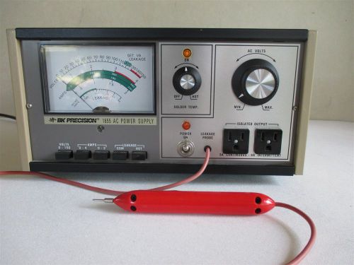 Bk precision 1655 ac power supply variable isolated w/ leakage probe 0 - 150 vac for sale