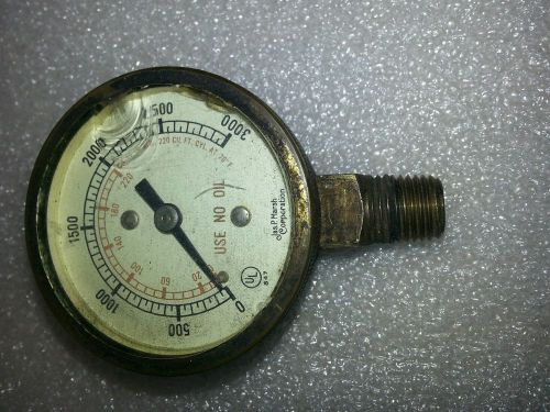 Vintage Jas.P. Marsh Corporation Chicago - Pressure Gauge 0-300 PSI - Steampunk