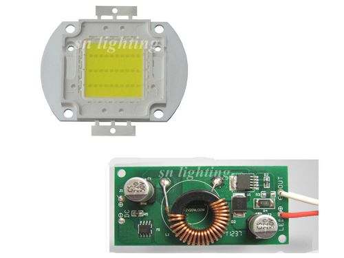 30w white led + 30w DC12V to DC30-38v Constant Current LED Driver non-wateproof