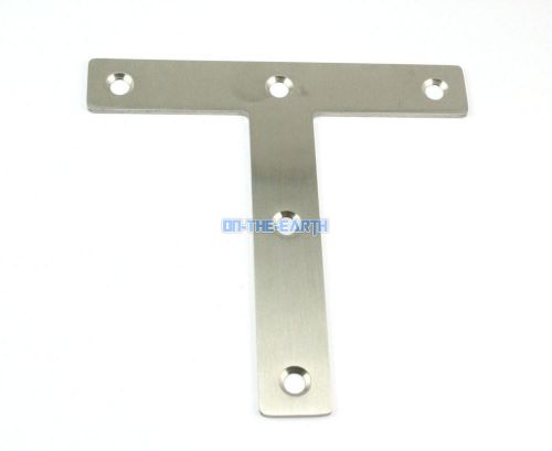 4 pieces 120*120mm stainless steel t shape flat corner brace bracket for sale