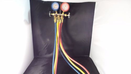 Uniweld ND080371 2-Gau ge AC Manifold Gas Pressure Test Kit Brass