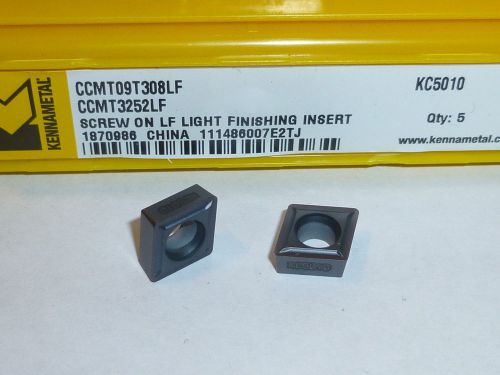 CCMT 32.52 LF KC5010 KENNAMETAL *** 10 INSERTS *** FACTORY PACK ***