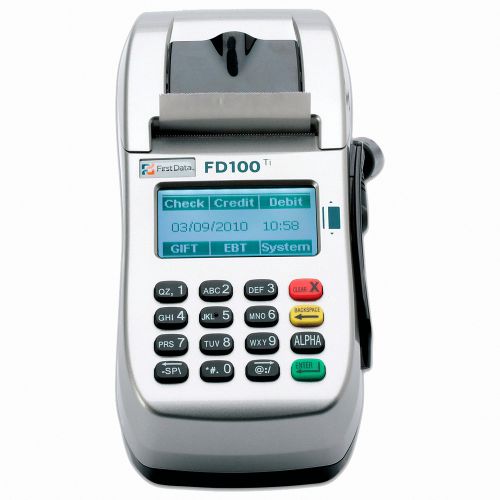 First Data FD100Ti Dual Comm/IP Credit Card Machine *Merchant Account Required*
