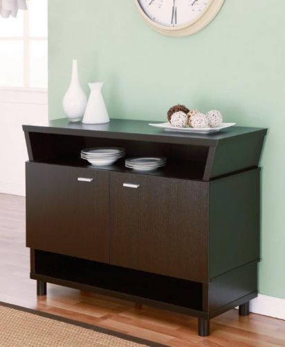 Enitial Lab Linz Contemporary Sideboard Buffet, Cappuccino