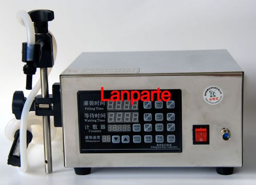 Automatic water liquid filling machine microcomputer control liquid filler 220v for sale