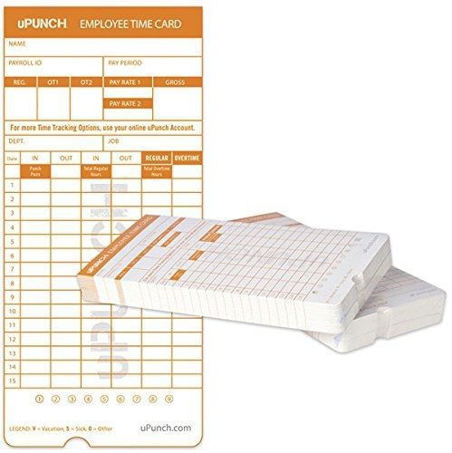 HNTC2050 uPunch HN4000 Time Cards (50 pack)