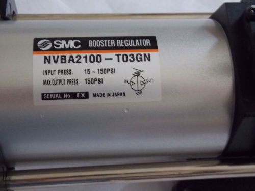SMC NVBA2100-T03GN Booster Regulator 3/8&#034;. New Without Box.