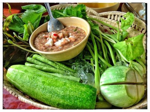 Thai Food Recipe DIY Shrimp Paste Gabpi khuaa Lunch Dining Party Easy Cooking