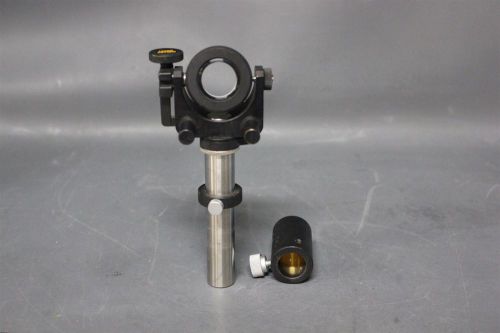 MELLES GRIOT TILT/TIP OPTIC LENS MOUNT WITH ROD LAB LASER