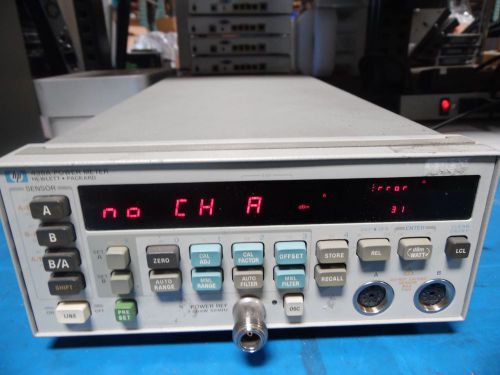 Agilent 438A RF Power Meter, Digital, Dual Channel * Warranty * | MS913
