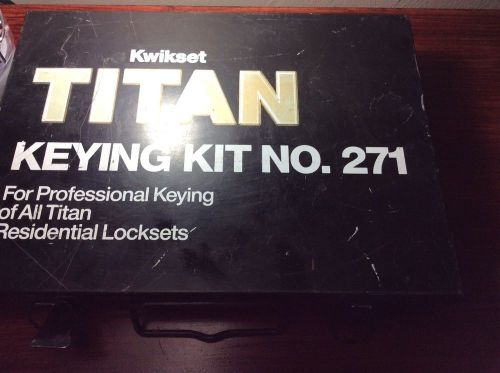 Kwikset Titan Keying Kit No. 271