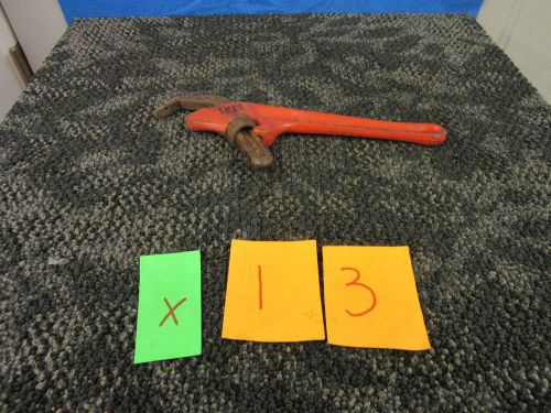 Ridgid 10&#034; offset pipe hex wrench e-110 31305 plumbing tool orange smooth used for sale