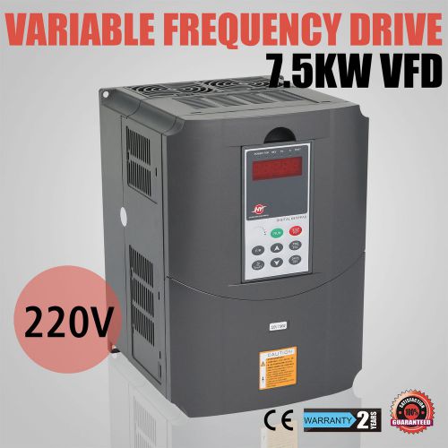 7.5kw 34a 220v 10hp vfd inverter single phase variable speed drive inverter for sale