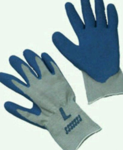 Latex coated string crinkle finish gloves x large
