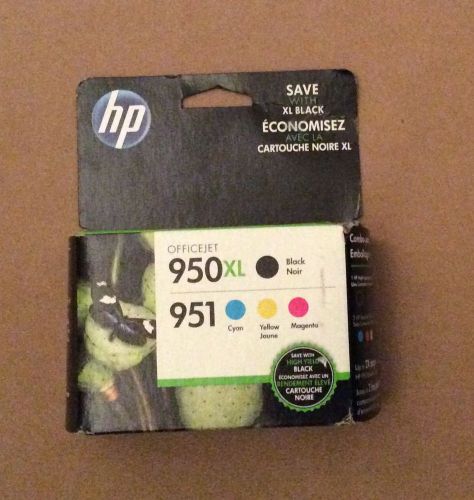 Gen. HP C2P01FN 950XL and Black 951 CMKY &#034;Combo-Pack&#034; Ink Cartridge New Sealed