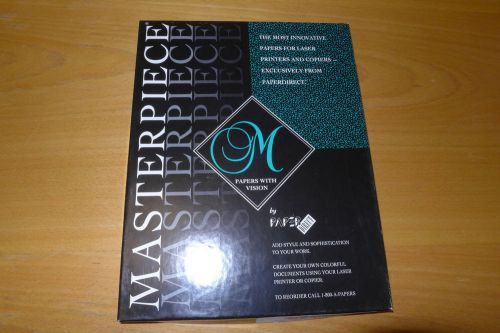 Masterpiece Papers w/ Vision 75 Ct Brochure Mailer 2 sided french patina BMT582