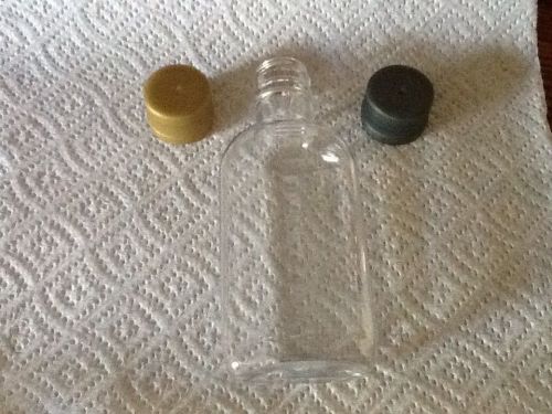 Wholesale 60 brand new 100ml Empty Plastic Bottles w/caps gold or gray