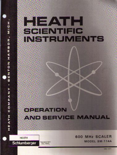 HEATHKIT Manual # SM-114A 600 MHz SCALER