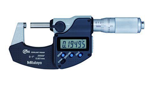 Mitutoyo - 293-335-30cal digimatic micrometer w/ calibration, 0-1&#034; range spc for sale