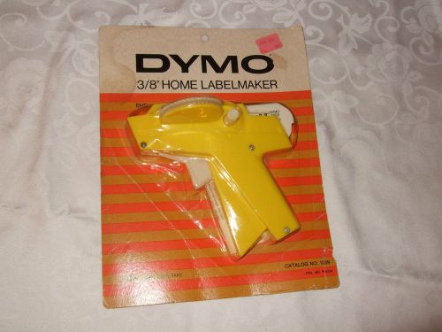 Vtg DYMO Home Label Maker Model 1039  9-6534 Yellow Blister Pack Unopened NOS