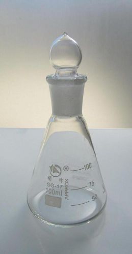 Erlenmeyer Flask, with Ground-in Glass 100 ml