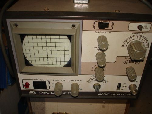 Osciloscope, one channel hand made and signed, Model GOS-2310B