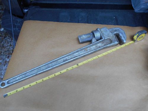 Schick aluminum 24&#034; pipe wrench for sale