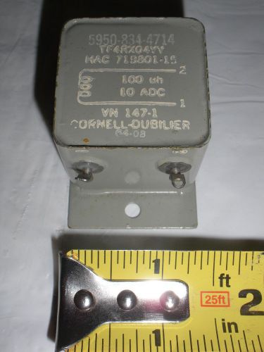 VINTAGE CORNELL DUBILIER CAPACITOR CAP TRANSFORMER TUBE AMP TONE SMOOTHING