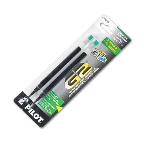 Refill for g2 gel, dr. grip gel/ltd, execugel g6, q7, fine tip, green, 2/pack for sale