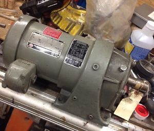 U.S. Motors Syncro Gear 1HP Motor 230/460V 45 RPM 3ph Machine Industrial Shop