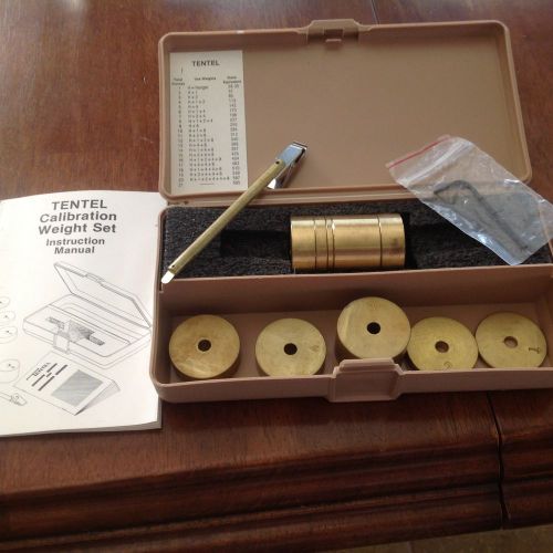 TENTEL Calibration Weight Set - Field Testing - Extra Weights Included and Case