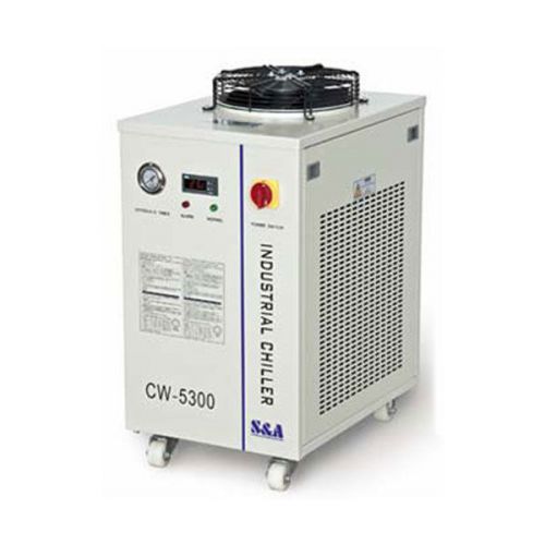 Cw-5300ai industrial water chiller for a single 200w co2 laser/100w laser diode for sale