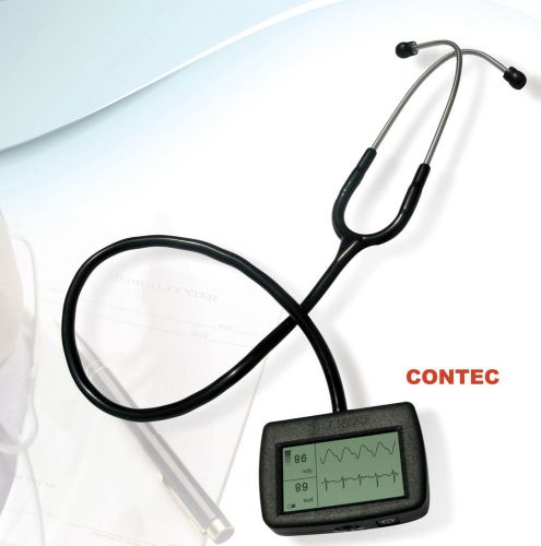 Multi-function electronic stethoscope+ ECG + spo2 CMS-M