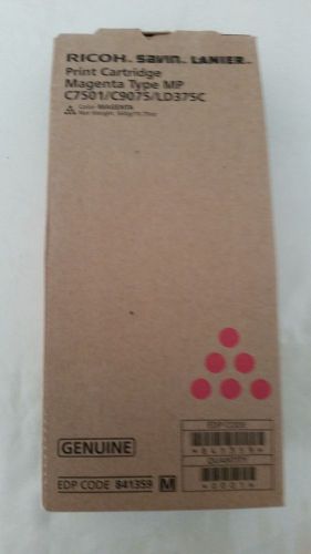 Genuine Ricoh Savin Lanier Print Cartridge MAGENTA MP C7501/C9075/LD375C 841359