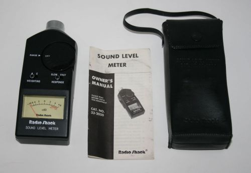 Radio Shack Sound Level Decibel Meter Cat. No. 33-2050