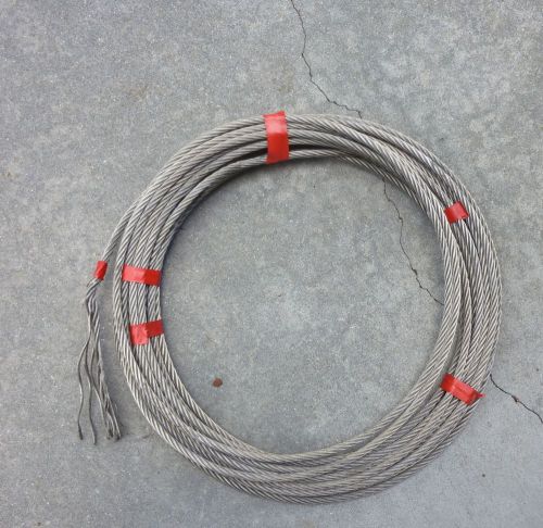 3/8 &#034; Stainless Steel Wire Rope Cable  (75 feet)