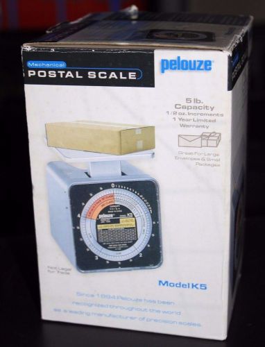 NOS Pelouze Mechanical Postal Scale - 5 lb. Capacity - Model K5 - NIB