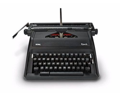 Royal Epoch Portable Manual Typewriter with Case