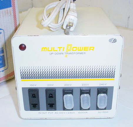 MULTIPOWER TRANSFORMER SU-1500 NIB SUPPLY UPS &amp; DOWNS