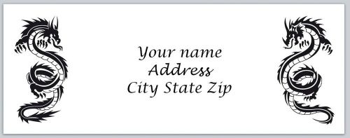 30 Personalized Return Address Labels Dragons Buy 3 get 1 free (c866)