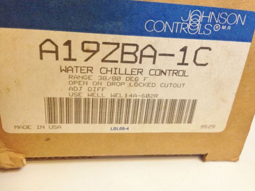 NEW JOHNSON CONTROLS A19ZBA-1C Water Chiller Control 38-80 DEG