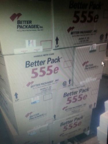 BETTER PACK 555ES &amp; ESA ORIGINAL EMPTY CARTON WITH ALL INSERTS !!