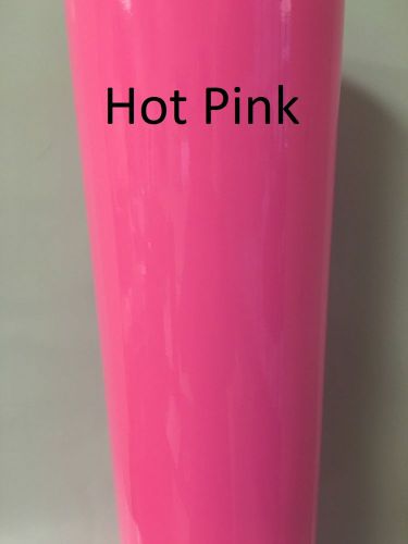 Hot Pink  Glossy  Vinyl 12 &#034; x  50 Yards Plotter Cutter  Liquidation best Deal